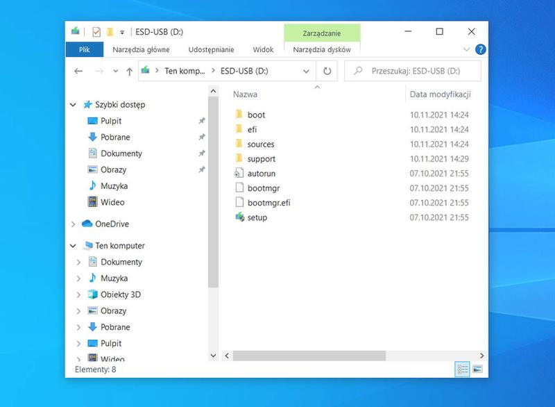 Bootowalny pendrive z Windows 11
