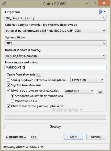 Bootowalny pendrive z Windows 11