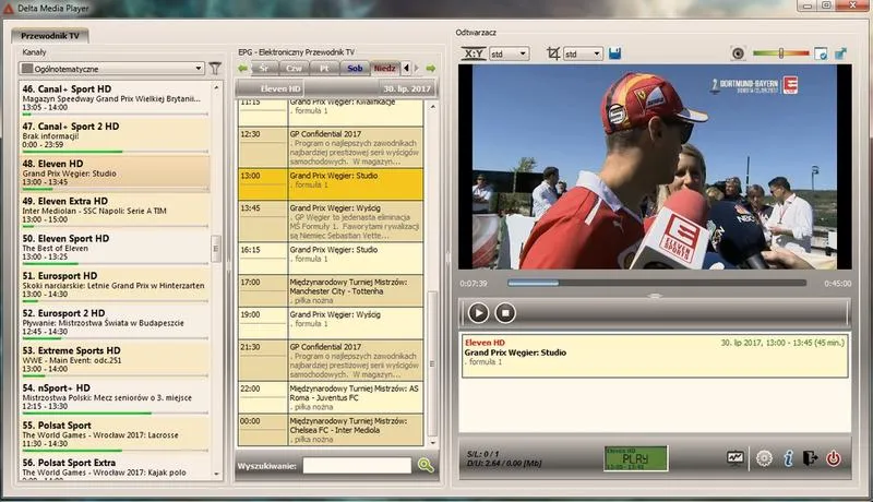 Jak usunąć konto w Delta Media Player
