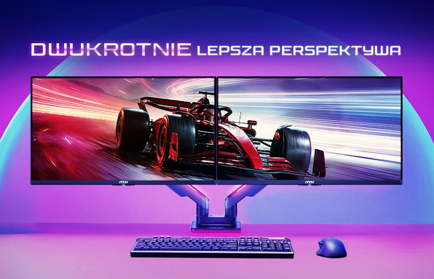 Konfiguracja dwóch monitorów