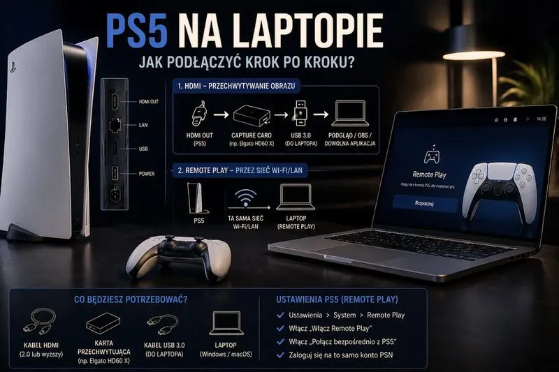 Metody łączenia PS4