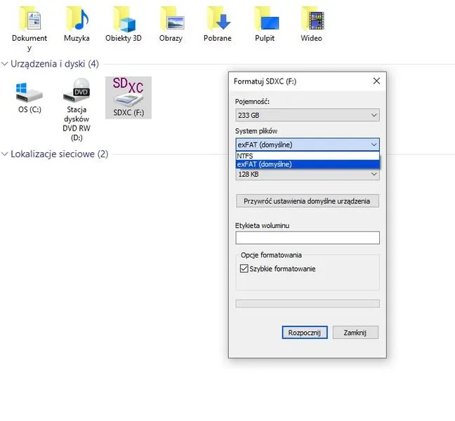 Narzędzia do formatowania USB