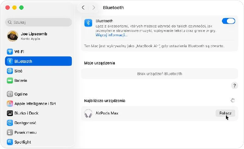 Sprawdzanie bluetooth w systemie Windows
