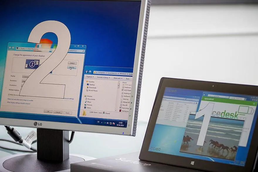 Tablet jako monitor