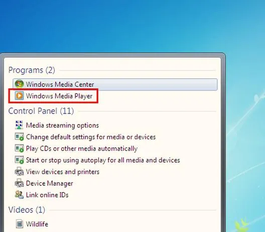 Usunięcie Windows Media Player